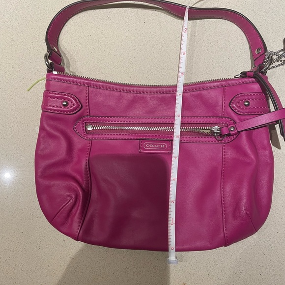 Coach Bright Pink Purse - Picture 6 of 7